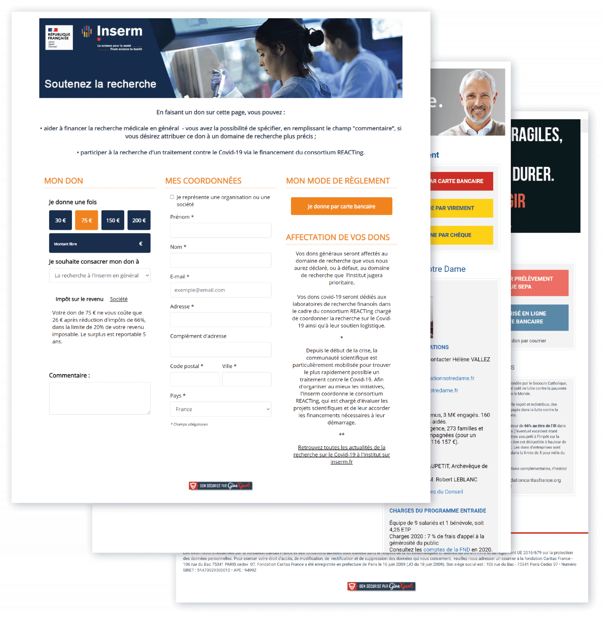 Formulaires de don en ligne GiveXpert Formulaires de don en ligne GiveXpert