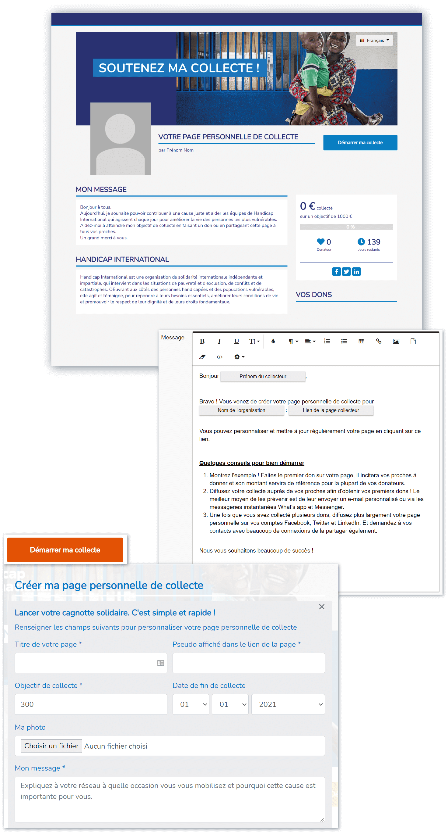 Vos ambassadeurs créent très rapidement et facilement leur page peer-to-peer_1 Vos ambassadeurs créent très rapidement et facilement leur page peer-to-peer