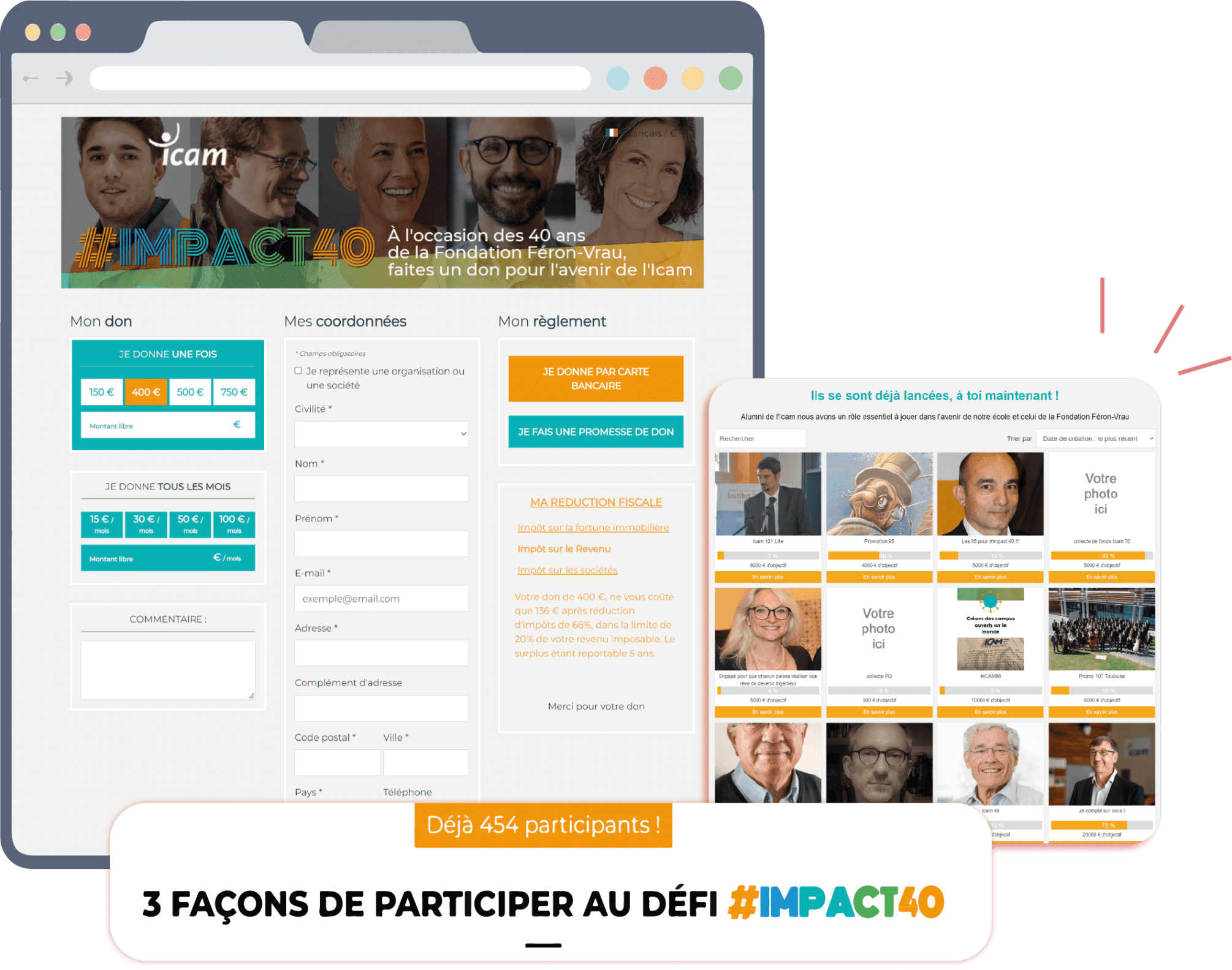 Header - collecte de dons ecoles université fondation enseignement supérieur 2
