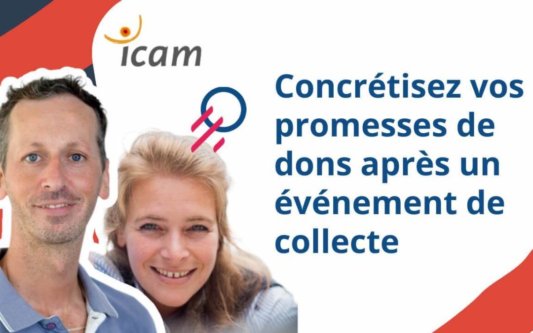Concrétiser ses promesses de dons après un événement de collecte